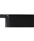 High Performance Transmission Oil Cooler Fitment For Ford Explorer 2002-2005 With 4.0L And 4.6L Engines Reliable Heavy Duty Replacement That Keeps Your Ride Cool And Running Smooth Like A Champ, black finned cooler close-up