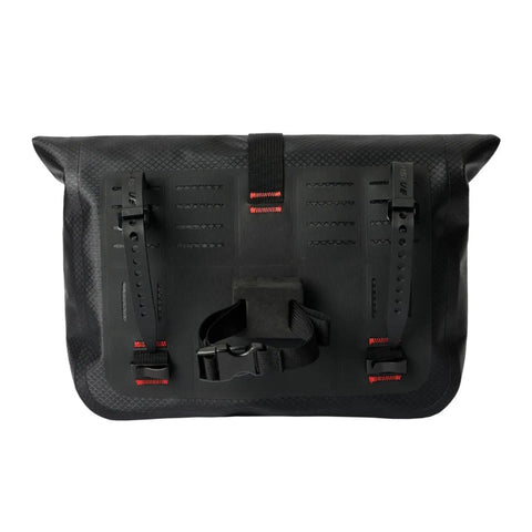 Black Handlebar Bag For Bicycles Waterproof Front Frame Storage Pouch 3.5L for MTB Road Gravel E-MTB and Racing