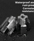 Heavy Duty Integrated Pipe Threading Tool For 1/2 And 3/4 Inch Water Pipes Easy Electric Drill Compatible Internal External Threader, waterproof and corrosion-resistant.