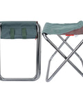 Portable Oxford Cloth Folding Stool Camping Chair With Sturdy Aluminum Frame Lightweight And Durable Breathable Seat