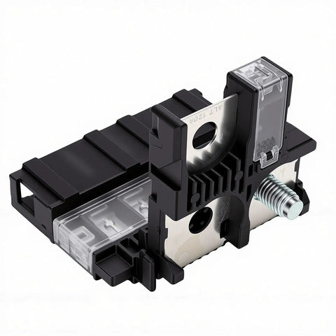 Heavy Duty Positive Battery Fuse Terminal Replacement For Nissan Altima Murano And Versa 2002-2015, durable heat resistant metal body.