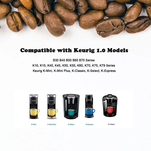 Reusable K Cup Compatible Coffee Pods For Single Serve Machines, BPA Free, Eco Friendly Refill For Classic 1.0 Brews, Brew Coffee Or Tea Hassle Free, Dishwasher Safe, Fits K Classic And K Mini Series, 3 Pack