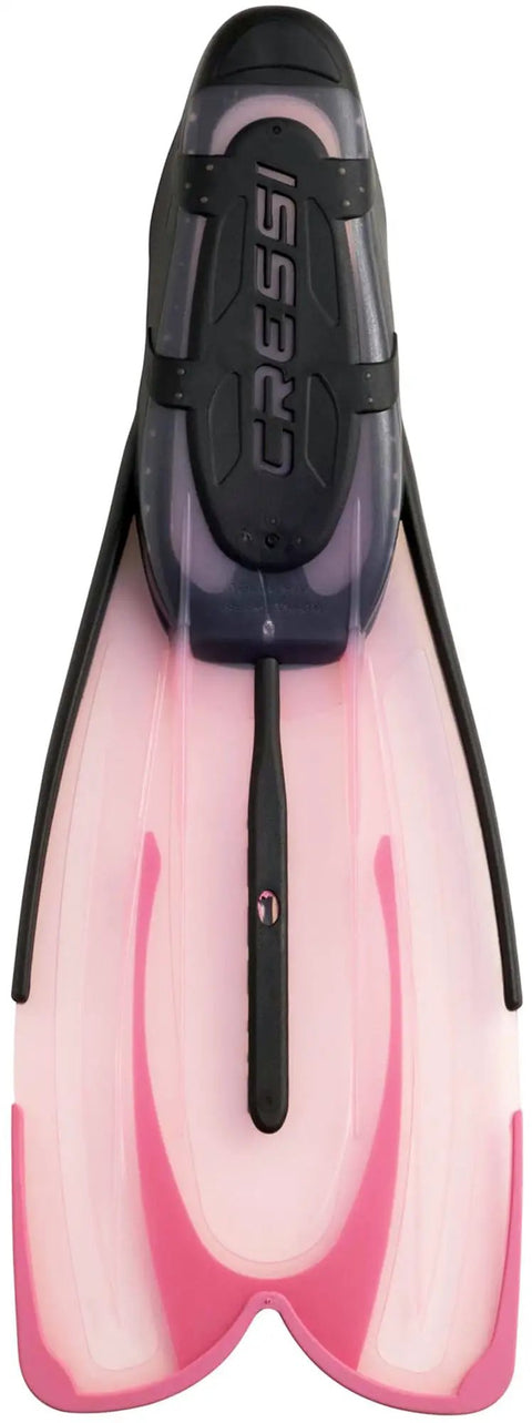 Agua Full Foot Snorkeling Fins With Self Adjusting Foot Pocket System, Pink, Size 39/40, easy to use for calm waters and beach adventures
