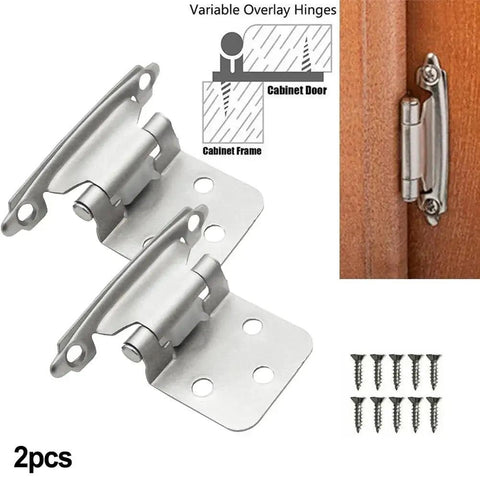 Heavy Duty Stainless Steel Cabinet Hinges For Cupboard Doors With Self Closing Hydraulic Buffer Rust Resistant Kitchen And Bathroom Hardware