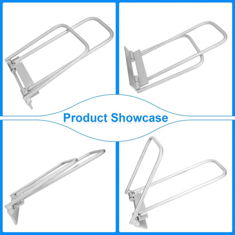 Metal Roof Eaves Locking Tool for drip edge hemming and standing seam lock, shown in various angles for roofing professionals