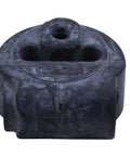 Honda Exhaust Pipe Mount Hanger Bolt On Fits Accord 2008-2024 shown front view black rubber close-up