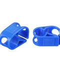 Plastic Tube Clamps Set Of 5 Pieces Three Sixteenth To Five Sixteenth Inch Tube OD Adjustable Flow Control Hose Clip, blue clamps