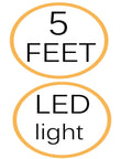 5 feet length and LED light indicator for AC To DC Replacement Power Adapter For 5 Foot Cord Must Have For Rocket Pro Vacuum Cleaner