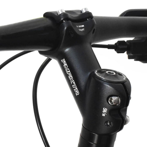 Close-up of Dope 31.8mm Clamp Bike Stem 90mm Length 45 Degree Angled Riser For Mountain Road BMX Bikes CNC Aluminum 6061 T6