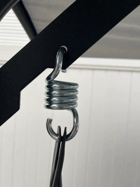 Heavy Duty Hammock Chair Spring 1100Lbs 4 Inch Hook For Porch Swing Outdoor Patio Premium Stainless Steel Suspension System