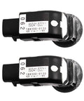 PDC Parking Ultrasonic Sensor Replacement Kit for Lexus GS300 GS350 GS430 GS450H IS250 IS350 2006 2007 Direct Fit Includes 2 Sensors Plug And Play Interchange 89341 50011 8934150011, black ultrasonic parking sensors