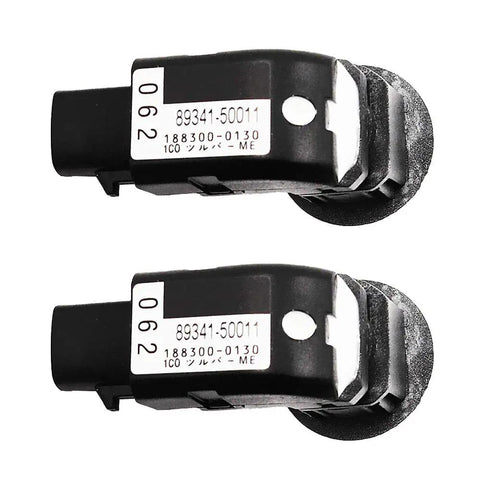 PDC Parking Ultrasonic Sensor Replacement Kit for Lexus GS300 GS350 GS430 GS450H IS250 IS350 2006 2007 Direct Fit Includes 2 Sensors Plug And Play Interchange 89341 50011 8934150011, black ultrasonic parking sensors