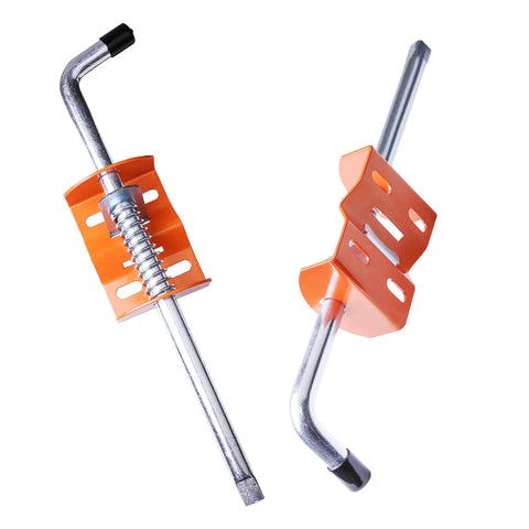 Heavy Duty Gate Anchor Cane Bolt 18 Inch Drop Rod For Farm Garden And Ranch Fence Gates Prevent Swinging And Sagging With Zinc Plated Steel