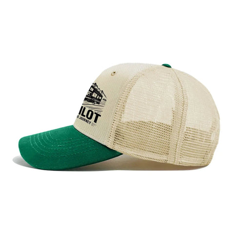 Dope RV Pilot Hat For Road Trips And Camping Adventures Adjustable Back Buckle With A Wide Color Range Durable Clean Cut Design