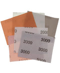 Super Fine 1200 Grit Hook Loop Sanding Discs With Dust Vent And Grip Backing For Wet Dry Polishing Sanding Papers, assorted colors and grit.