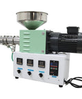 Heavy Duty Desktop Single Screw Plastic Extruder For Custom 3D Filament PEEK ABS PLA PETG TPU Material with control panel and motor