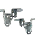 Built Tough Front Lower Door Hinge Set For Ram 2500 Ram 3500 Driver Passenger Side Replacement Parts, silver metal with springs.