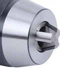 MT3 APU16 Integrated Drill Chuck For Milling Machines With Flat Tail High Speed Steel Tool Holder For Easy Rock Solid Clamping In Your Shop Replacement Accessory, close-up