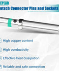 Pro Grade 180 Piece Barrel Style Connector Pins And Sockets Kit shown with high copper content and reliable connection