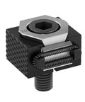 Heavy Duty M6 M8 M10 M12 Ok Vise With Precision Clamping For CNC Multi-Station Batch Processing And Tooth Surface Work Holding Made From 440C Steel close-up of clamping mechanism.