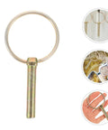 12 Piece Beefed Up Tractor Trailer Hitch Pins Kit With Heavy Duty Retaining Pins And Rings for secure farm utility use