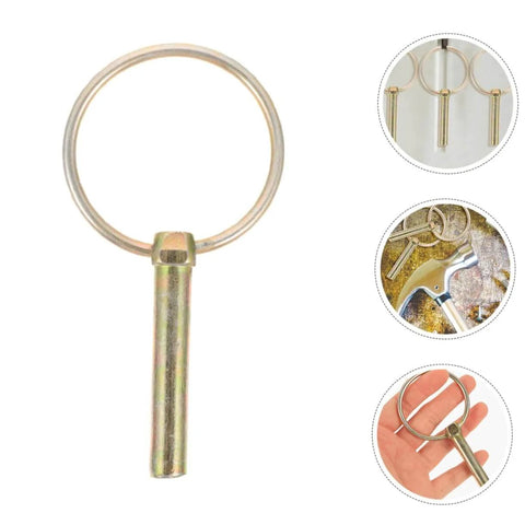 12 Piece Beefed Up Tractor Trailer Hitch Pins Kit With Heavy Duty Retaining Pins And Rings for secure farm utility use