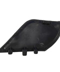 Solid Front Bumper Tow Hook Cover For Tesla Model X And Model S 2016 To 2021, unpainted plastic tow hook cover plate.