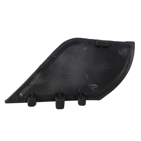 Solid Front Bumper Tow Hook Cover For Tesla Model X And Model S 2016 To 2021, unpainted plastic tow hook cover plate.