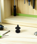 Four Pack Adjustable Furniture Leveling Feet For Cabinets And Tables Heavy Duty 3/8-16 Inch Threaded Legs in workshop setting