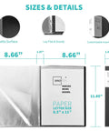 Sizes and dimensions of Six Pack 40 Pocket Display Binders With Clear Sheet Protectors, 8.5 By 11 Portfolio Folders displayed