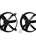 14 Inch Attic Gable Mount Fan With Adjustable Thermostat, Beefy 1239 CFM Airflow, Black Finish, 2 Pack For Fast Home Ventilation