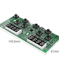 Portable Ultrasonic Cleaner Controller With Degas Function And Semiwave Drive Board Connection, digital display, 143.5x61mm