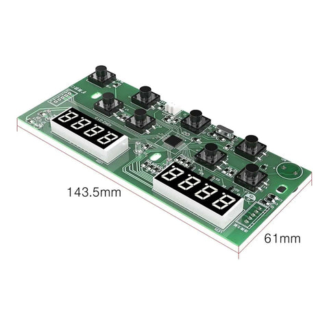 Portable Ultrasonic Cleaner Controller With Degas Function And Semiwave Drive Board Connection, digital display, 143.5x61mm