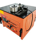 Heavy Hitter 110V Electric Rebar Bender Machine 3000W 4 HP Steel Rod Folder crushes rods up to 1-1/4 inch with visible control panel.
