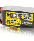 R-Line Version 5.0 6S 22.2V 150C 1400mAh LiPo Battery Pack With XT60 Plug For Racing RC Cars And Drones