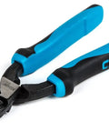 8 Inch Mini Bolt Cutter With Double Heat Treated CrMo Blades, High Leverage For Easy Cut Through Wires Bolts Chains And Rods, Ergonomic Grips