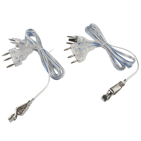 Pro Grade Fencing Body Cords For Foil And Saber, Transparent PVC Copper Wire Hand Line Clamp Cable, 50 Cm