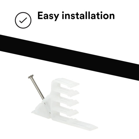 3M S I 1 Cable Stacker Pack Of 25 with a sturdy reclaimed plastic design for easy cable organization and identification.