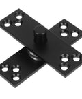 360 Degree Hidden Door Hinge Rotating Stainless Steel Pivot Hinge For Concealed Doors, heavy-duty black metal plates