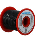 18 Gauge Silicone Wire Spool 100 Ft Black Flexible 18 AWG Stranded Tinned Copper Wire Ultra Flexible Soft Silicone Rubber