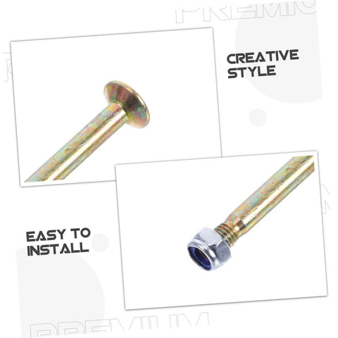 Canopy Rod Connectors Kit For RV Awnings And Patio Umbrellas Universal Bolts For Tent Poles Outdoor Sunshade Hardware No Fuss Install Durable Stable Support In Windy Weather Tough As Nails For Camping Or Tailgate Setups