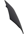 Side view of Espresso Machine Water Tank Front Cover Replacement Part For Major Brands, sleek black, durable fit.