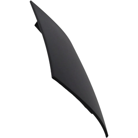 Side view of Espresso Machine Water Tank Front Cover Replacement Part For Major Brands, sleek black, durable fit.
