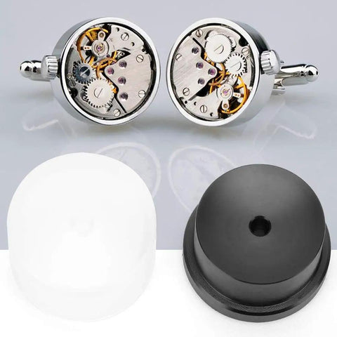 Pro Grade Close Tool For Watch Case And Movement, Heavy Duty Pressing Tool for Closing Watch Covers with gears and dies visible