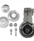 Precise Meshing Metal Bevel Gear Head For Trimmers 537333802 with bolts, nuts, and washers for Husqvarna yard trimmers