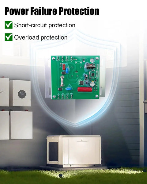 Plug And Play Automatic Voltage Regulator For Home Standby Generators Enclosure And Control Panel Replacement 707157