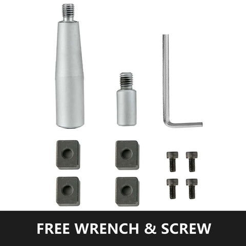 Accessory kit for 8 Inch Horizontal and Vertical Rotary Table for Milling Machines with free wrench and screws included
