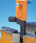 External And Internal Thread Restorer Kit for Inches and Metric Threads Five Thirty Second to Eleven Sixteenth External Capacity and Five Sixteenth to Thirteen Sixteenth Internal Capacity One Hand Tool Rebuilds Fine to Coarse Fasteners Replaces Hundreds in use on metal part