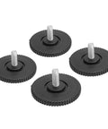 Non Slip Rubber Feet Floor Protectors For Tables And Furniture, Heavy Duty Durable Table Leg Caps With Secure Screw Install
