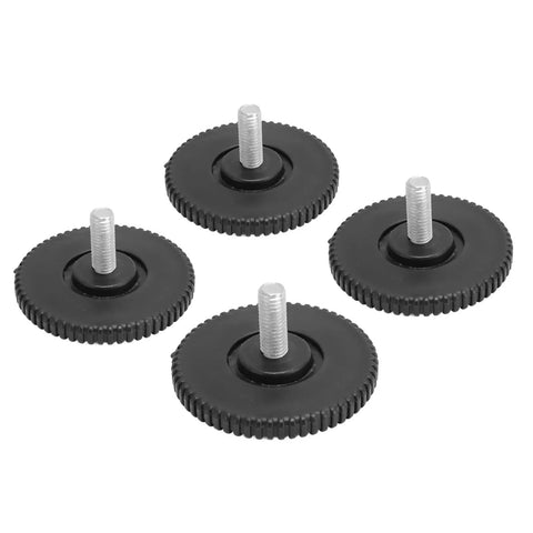 Non Slip Rubber Feet Floor Protectors For Tables And Furniture, Heavy Duty Durable Table Leg Caps With Secure Screw Install